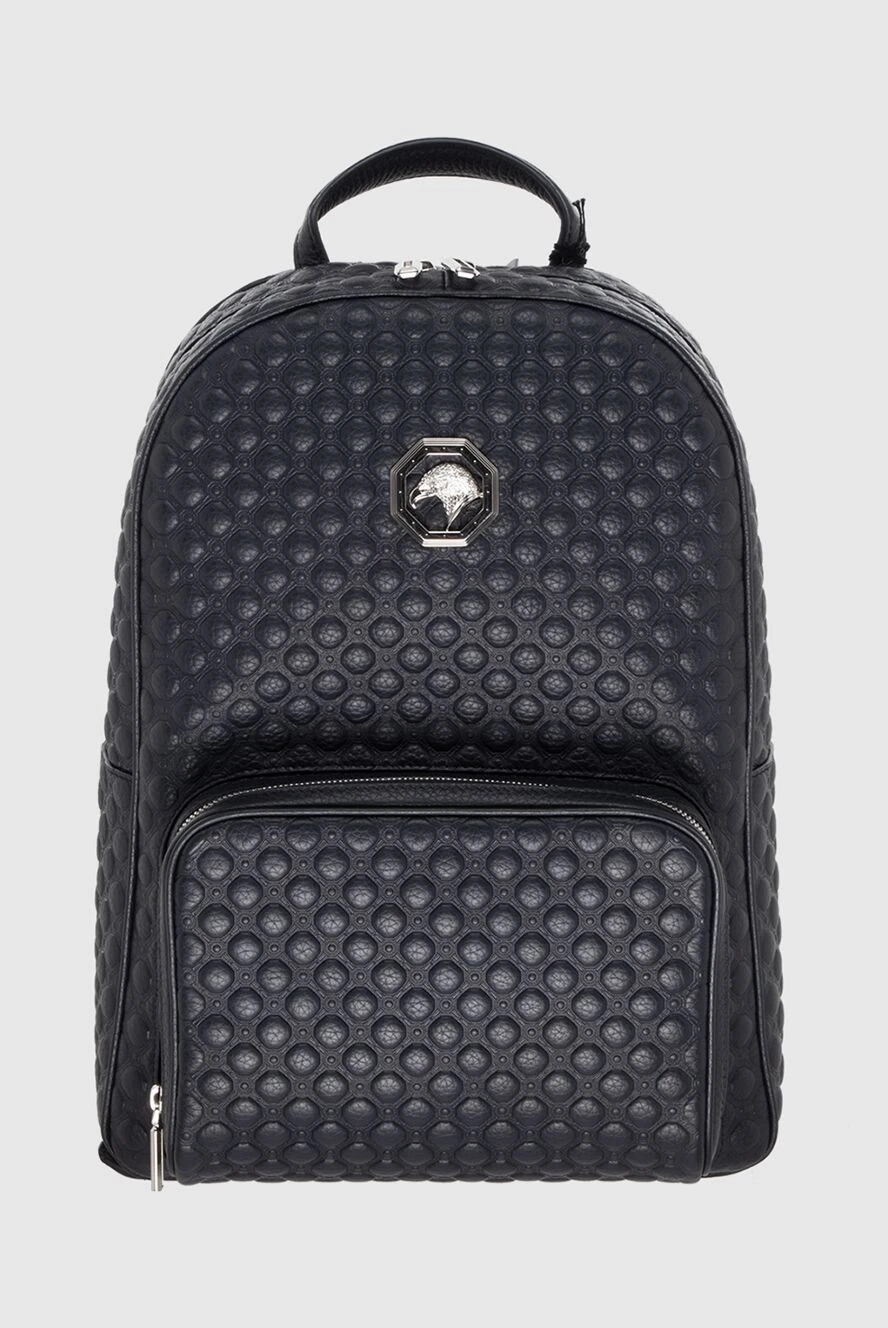 Stefano Ricci a backpack made of genuine leather with a voluminous texture and a metal logo. 172159 - photo 1
