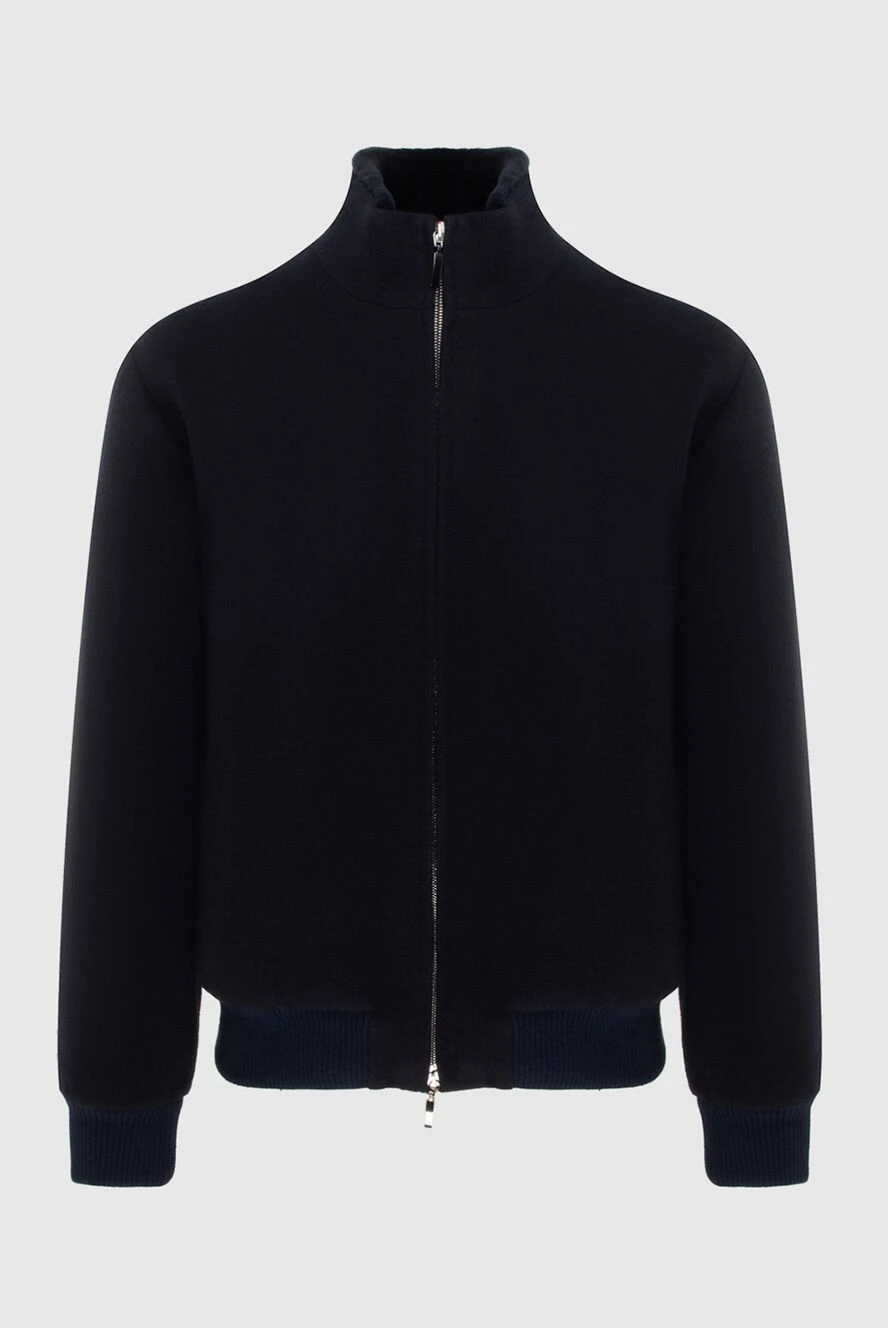 Fabio Gavazzi мужские куртка на меху из шерсти синяя мужская купить с ценами и фото 172172