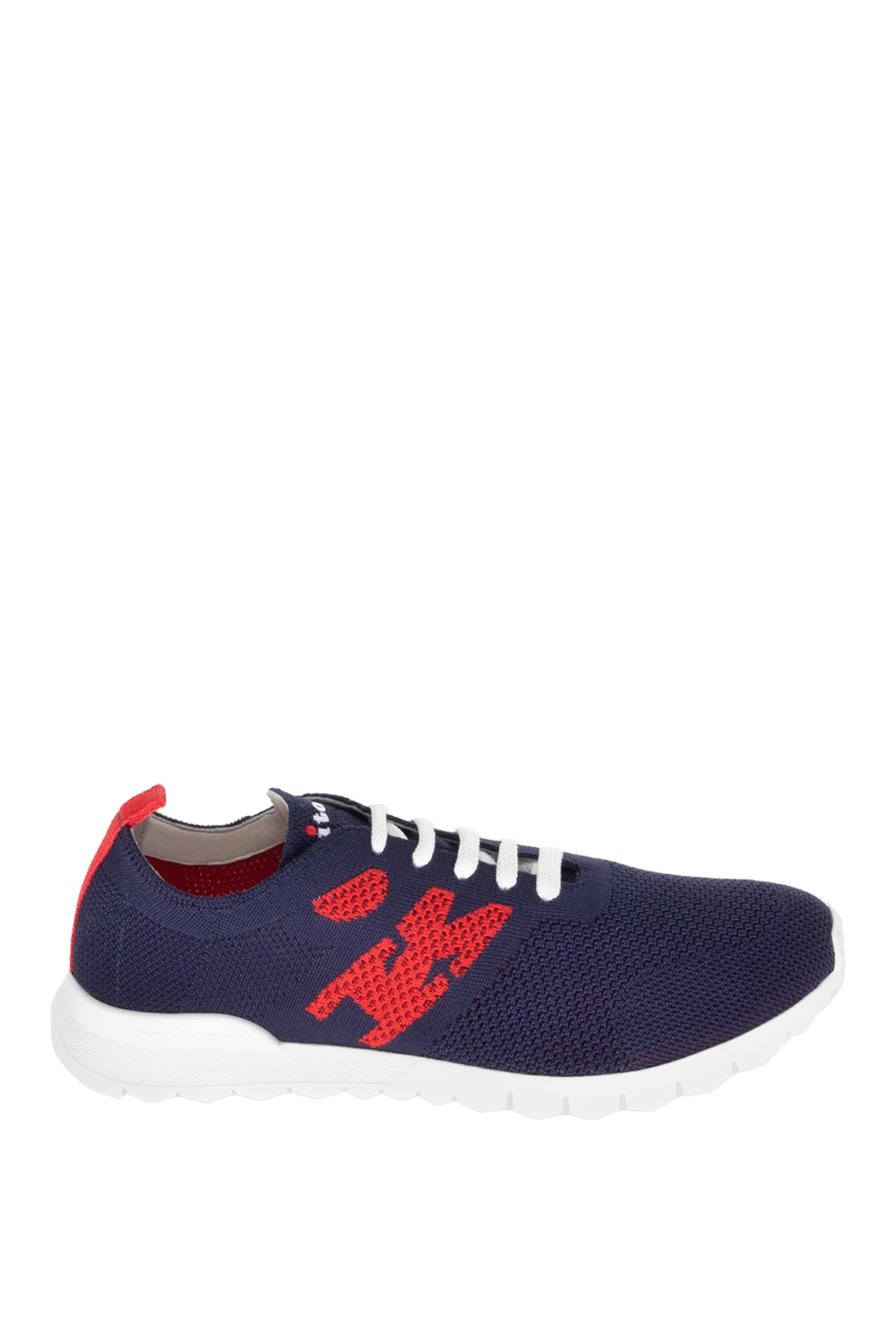 Kiton кроссовки тёмно-синие с красным логотипом из сетчатого текстиля
172298 - фото 1
