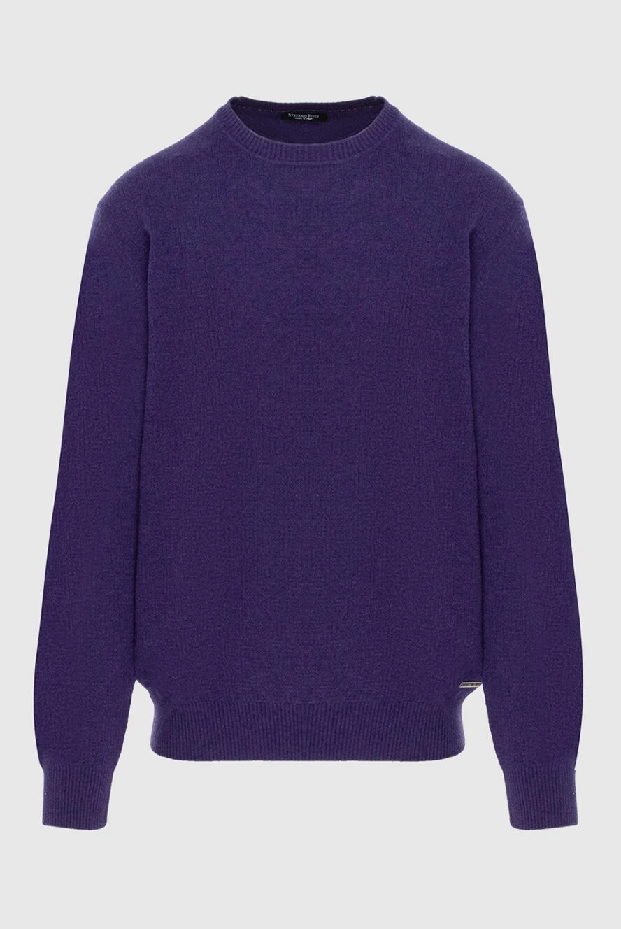 Stefano Ricci джемпер из кашемира фиолетовый мужской 172312 - фото 1
