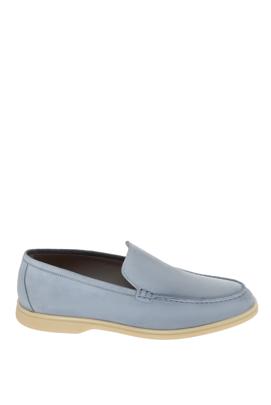 Cesare di Napoli man gray nubuck loafers for men купить с ценами и фото 172413 - photo 1