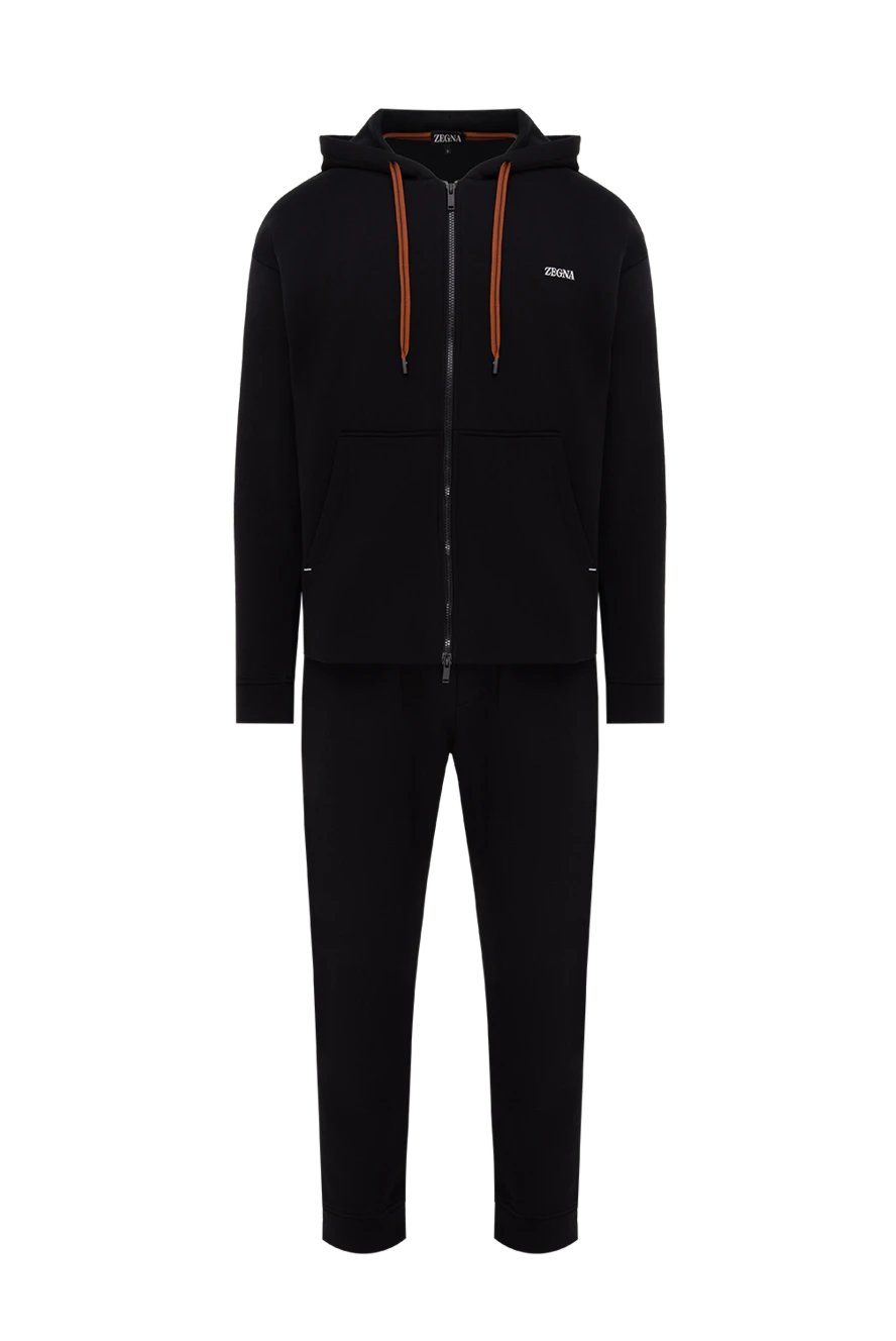 Ermenegildo Zegna man sports suit black for men купить с ценами и фото 172510 - photo 1