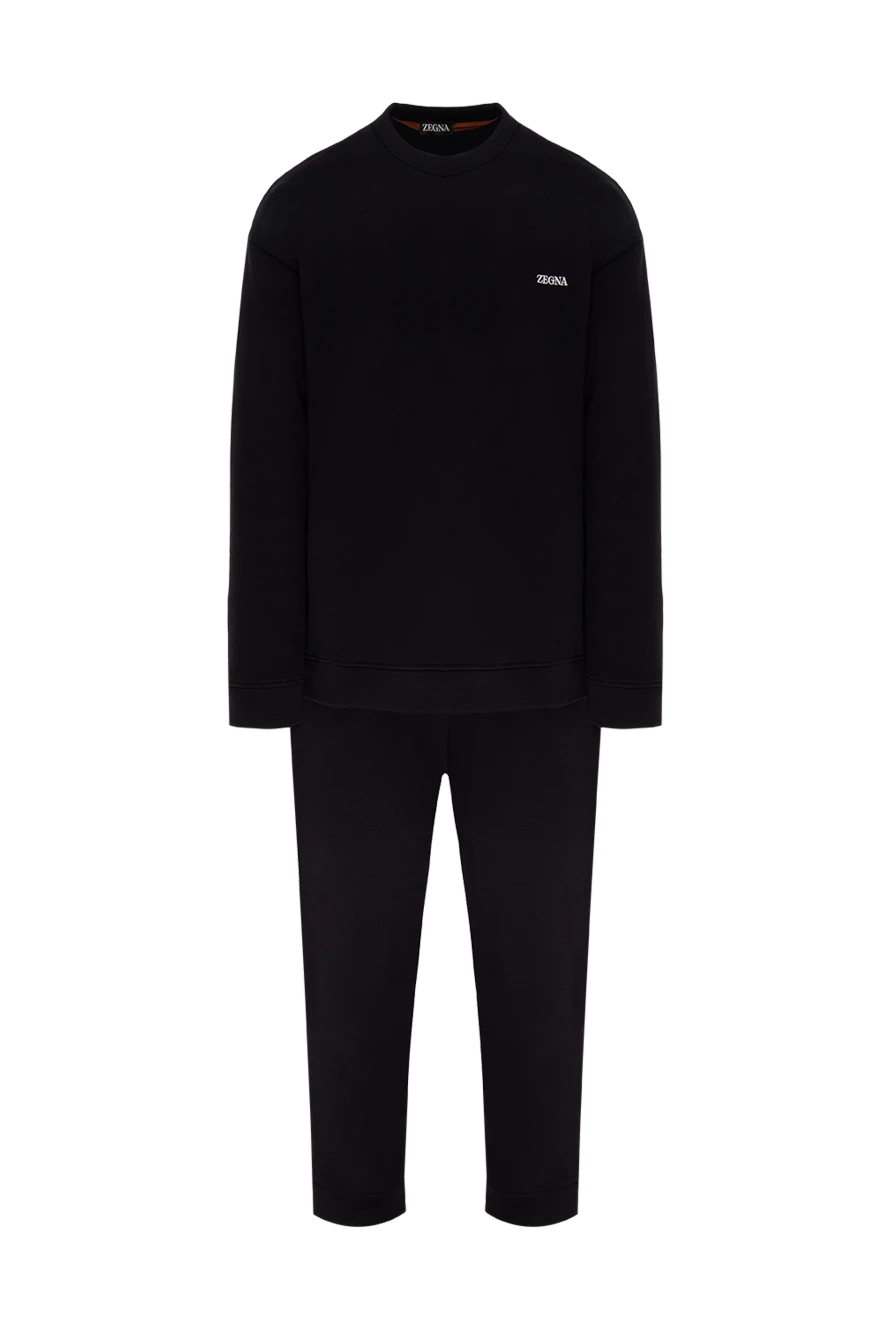 Ermenegildo Zegna man sports suit black for men купить с ценами и фото 172511 - photo 1