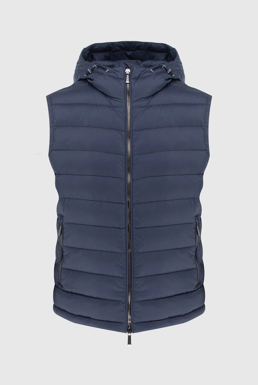 Moorer man polyester vest blue for men купить с ценами и фото 172534 - photo 1