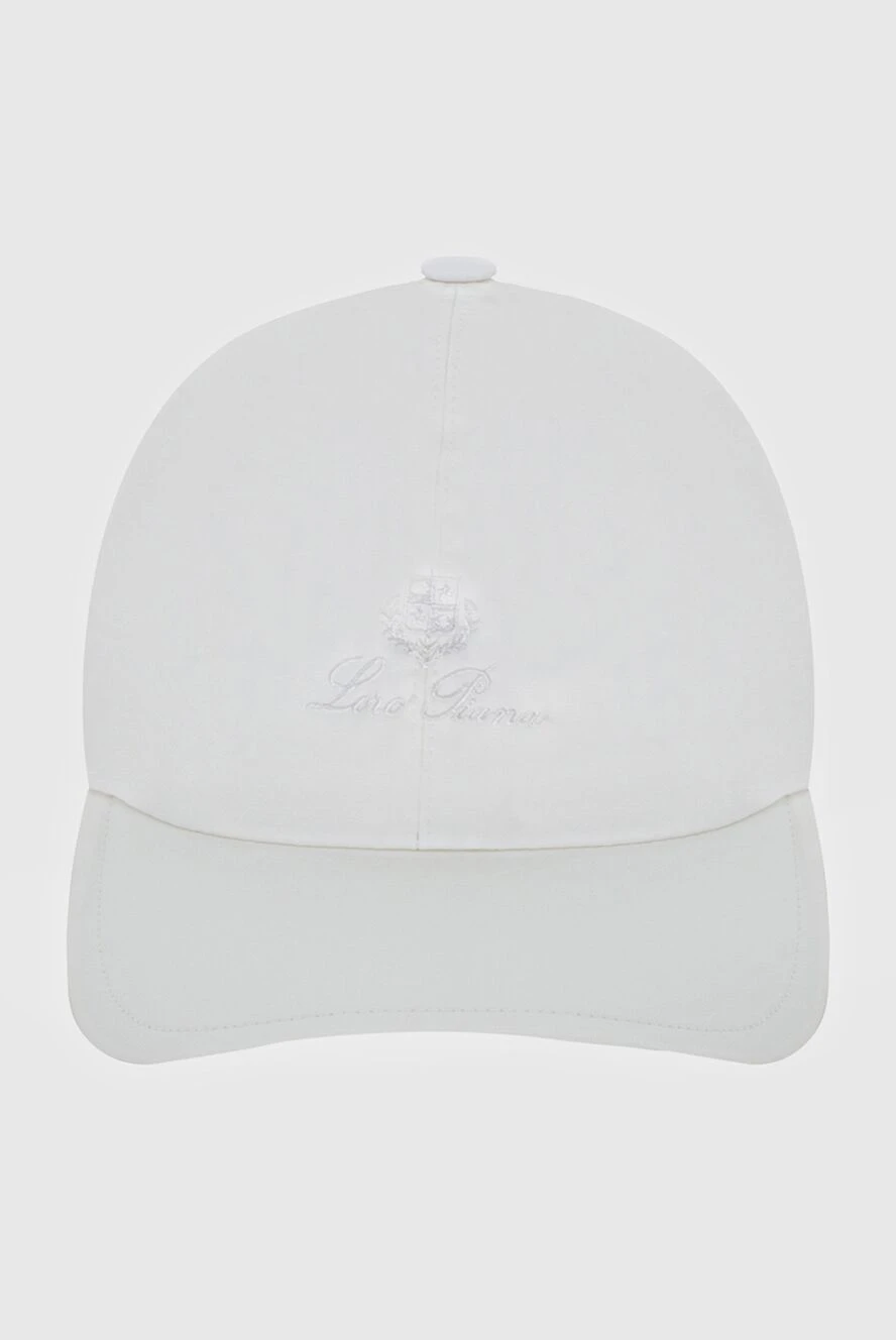 Loro Piana man white polyester cap for men купить с ценами и фото 172577 - photo 1