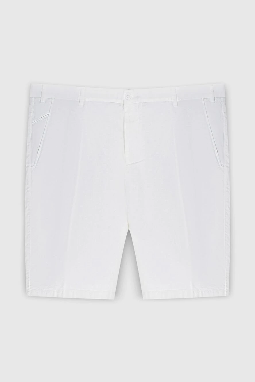 Loro Piana man white cotton and elastane shorts for men купить с ценами и фото 172585 - photo 1