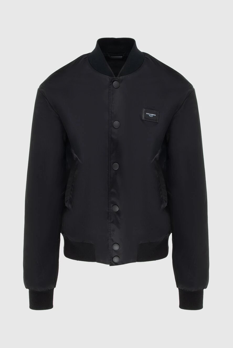 Dolce & Gabbana man black polyamide bomber for men купить с ценами и фото 172611 - photo 1