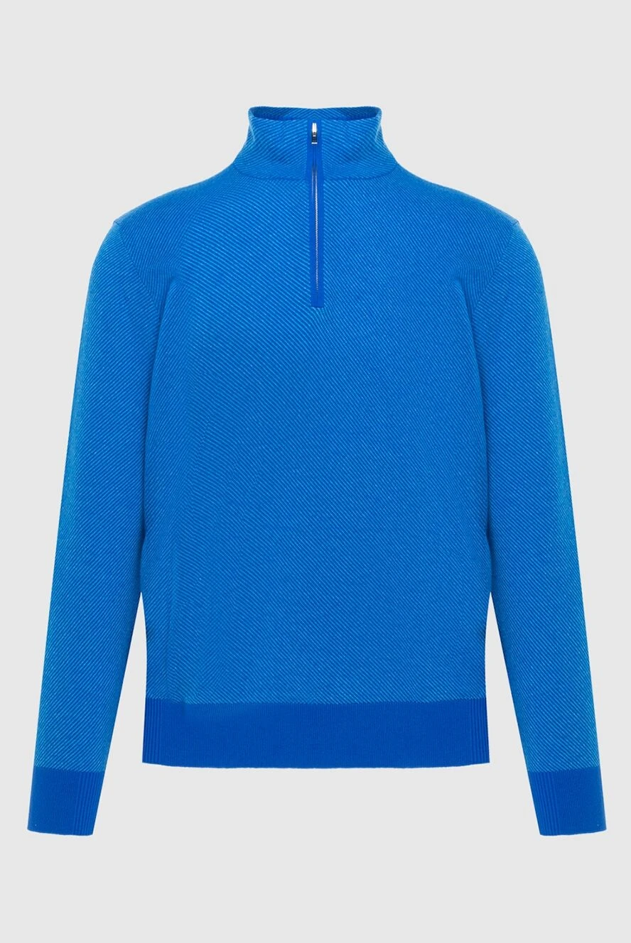 Loro Piana man troyer cashmere blue for men купить с ценами и фото 172635 - photo 1