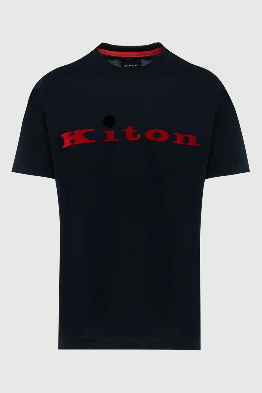 Kiton dark blue t-shirt with red branded print
172693 - photo 1