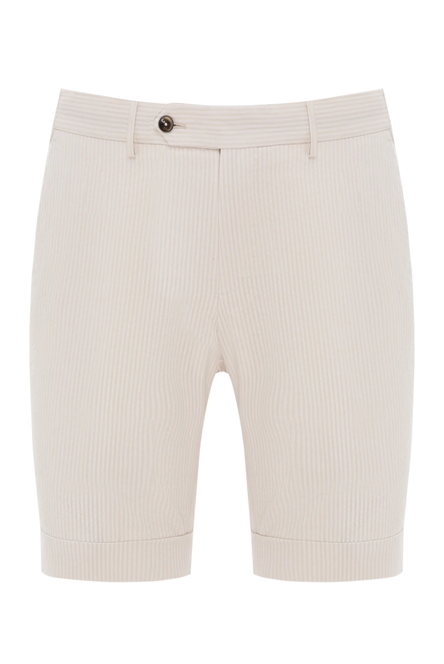 PT01 (Pantaloni Torino) men's light-colored cotton shorts with a thin stripe
172767 - photo 1
