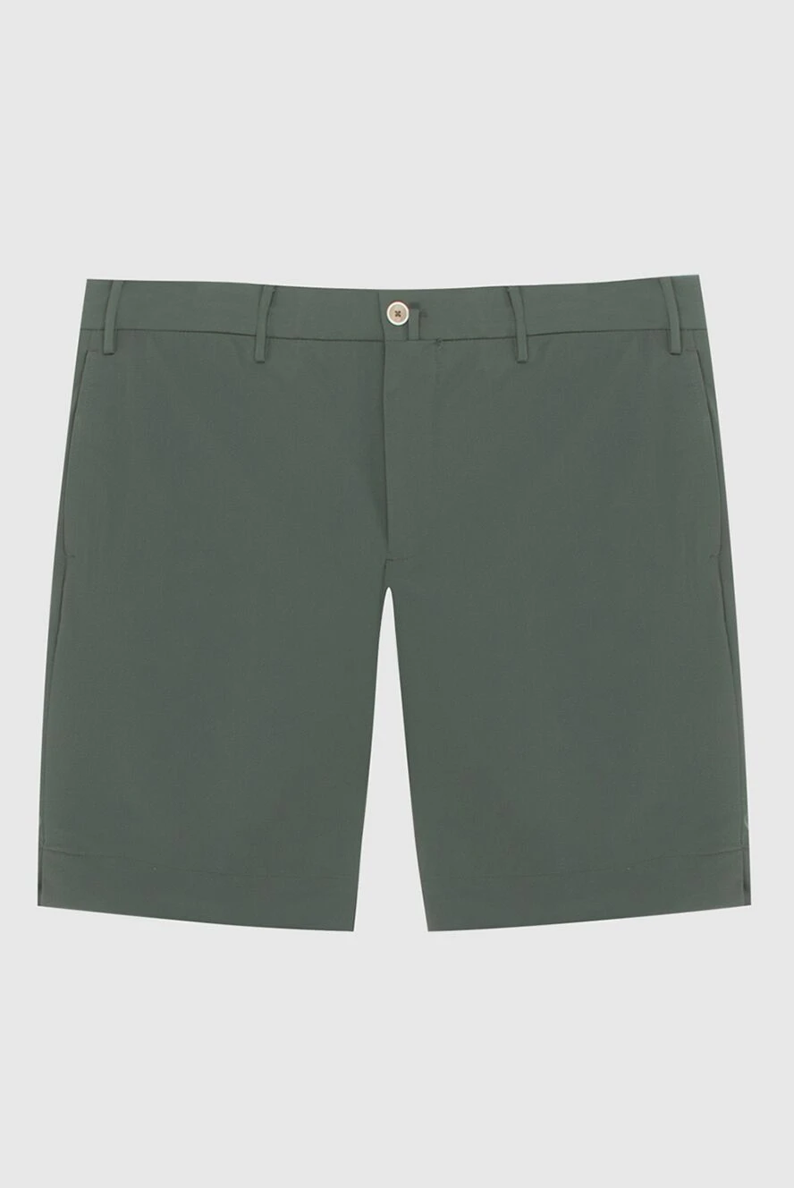 PT01 (Pantaloni Torino) man green men's polyamide and elastane shorts купить с ценами и фото 172789 - photo 1