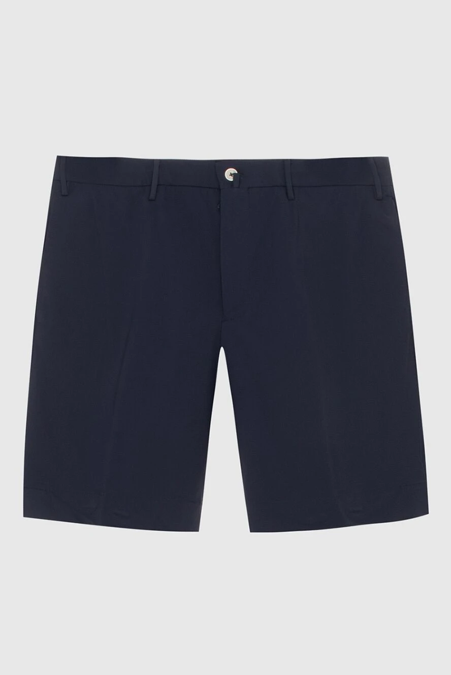 PT01 (Pantaloni Torino) man blue polyamide and elastane shorts for men купить с ценами и фото 172790 - photo 1