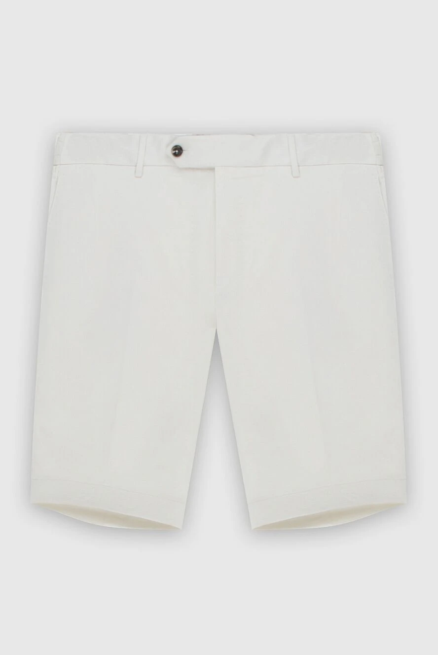 PT01 (Pantaloni Torino) man men's white shorts купить с ценами и фото 172798 - photo 1