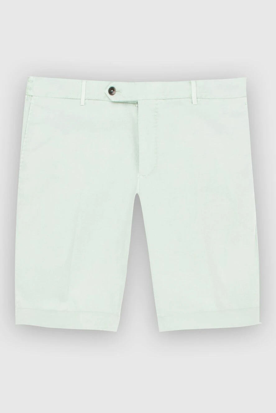 PT01 (Pantaloni Torino) man green cotton and elastane shorts купить с ценами и фото 172814 - photo 1