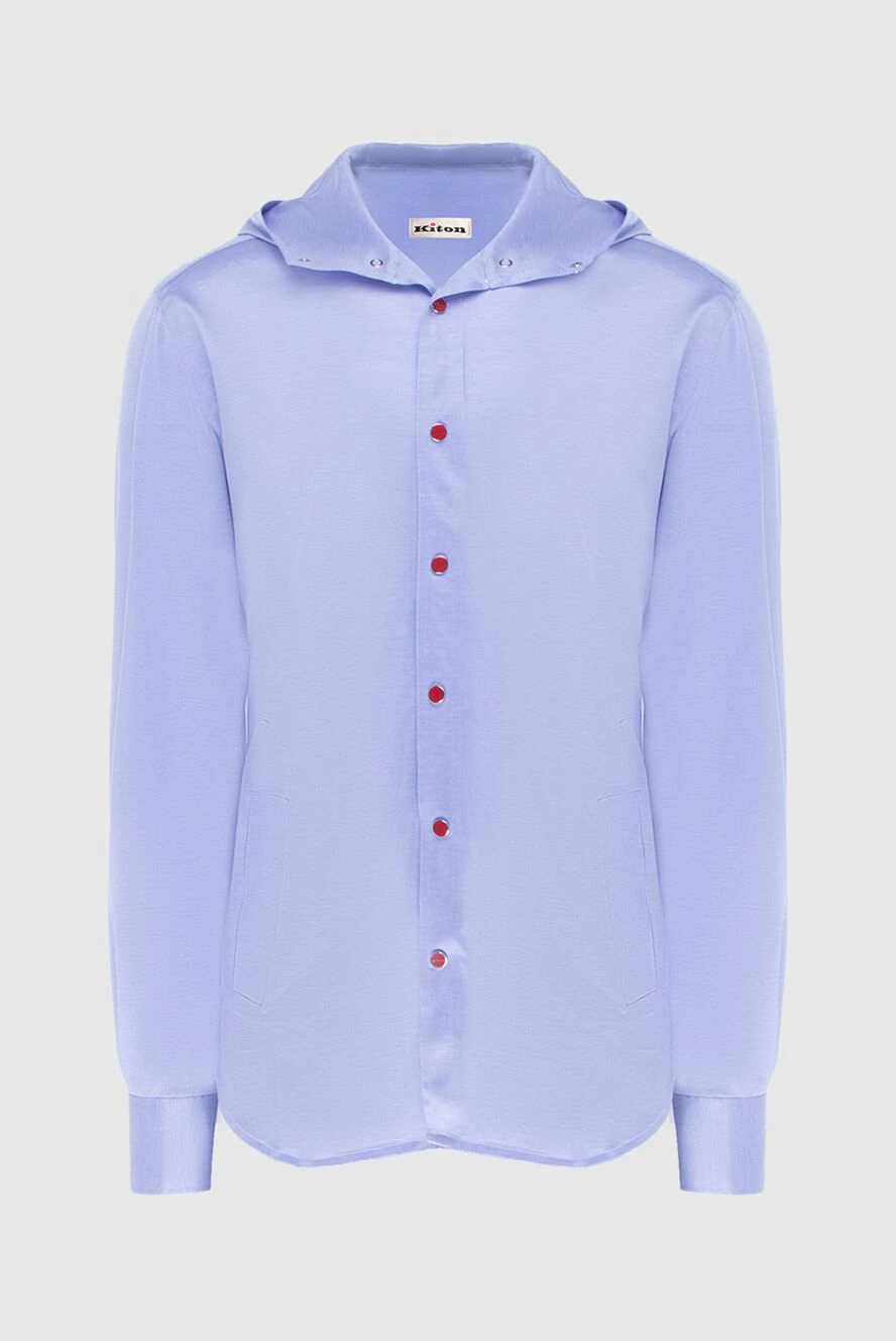 Kiton күлгін мақтадан жасалған ерлер көйлегі 172853 - фото 1