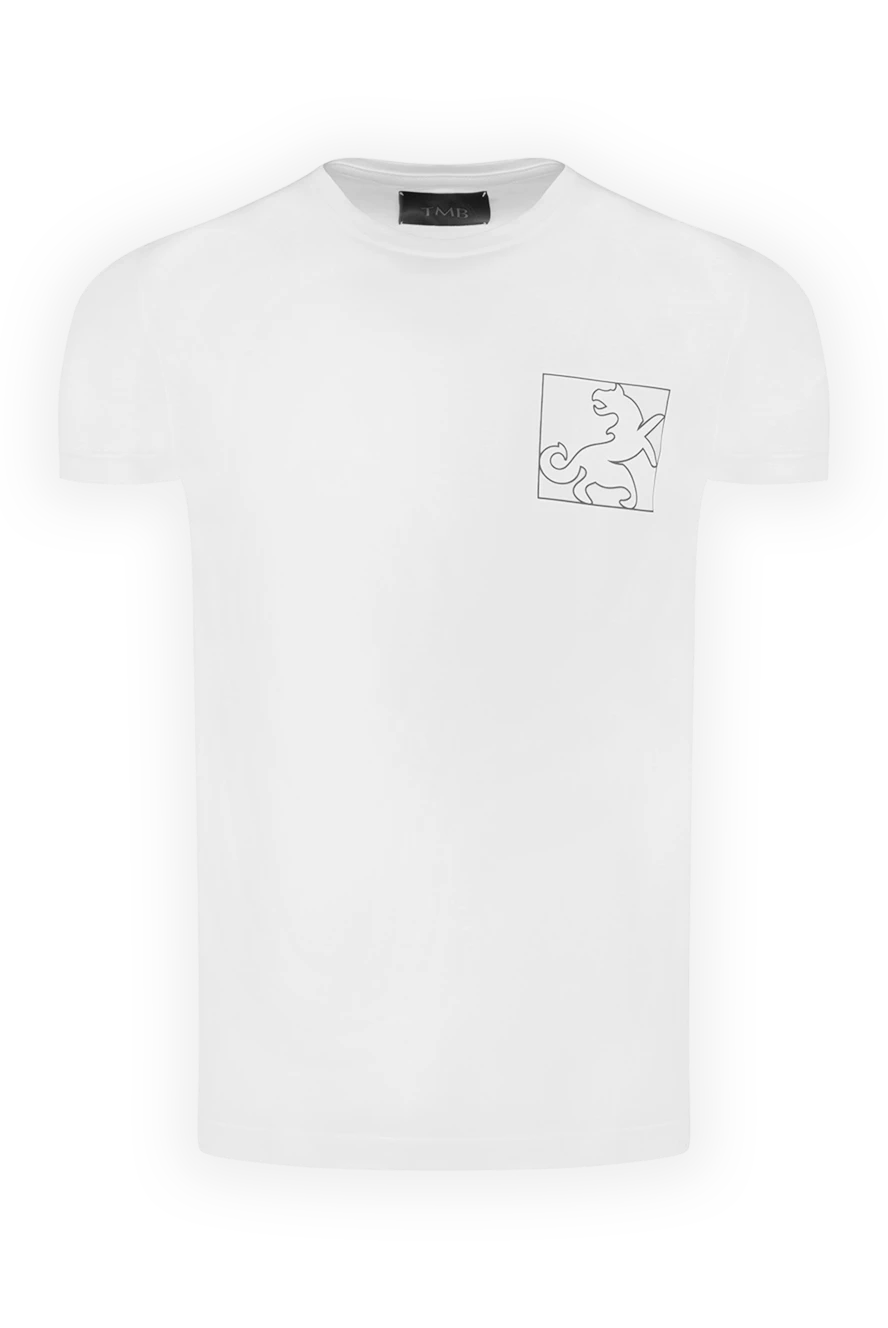 Tombolini man white cotton t-shirt купить с ценами и фото 172862 - photo 1