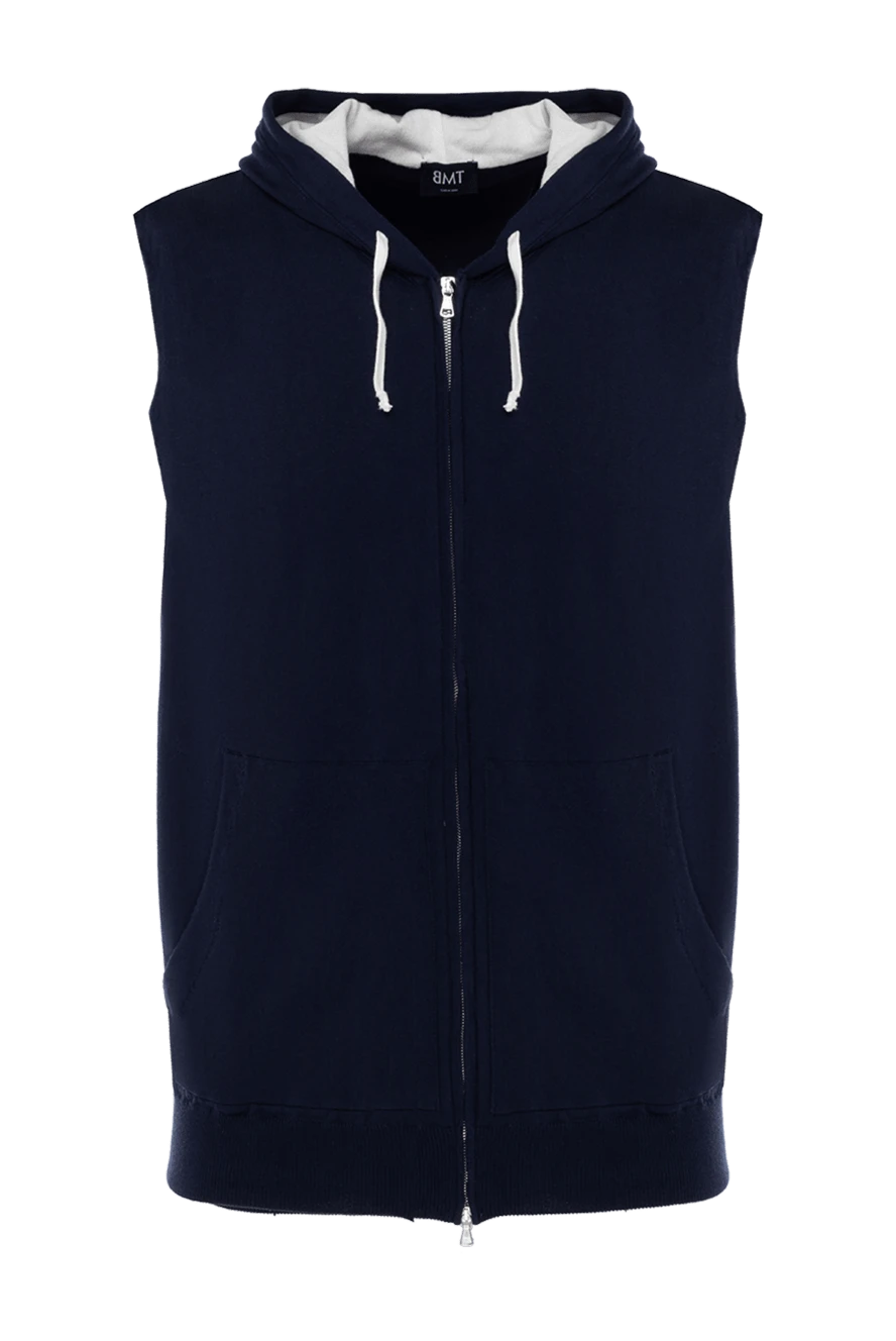 Tombolini man cotton vest blue for men купить с ценами и фото 172867 - photo 1