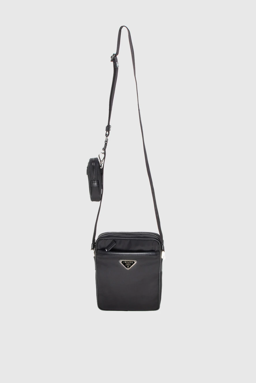 Prada man nylon shoulder bag black for men купить с ценами и фото 172902 - photo 1