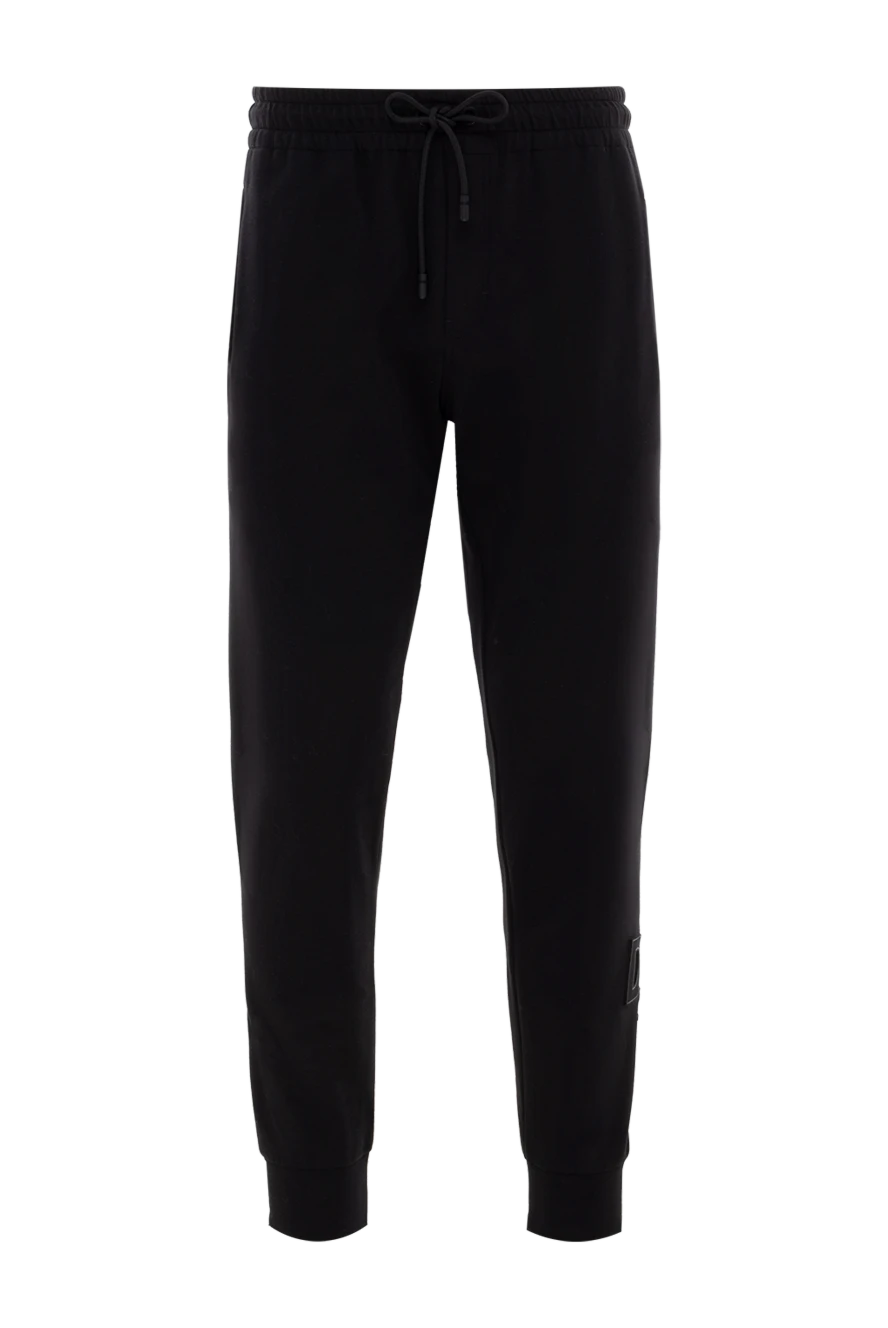 Dolce & Gabbana man men's sports trousers made of cotton and polyamide, black купить с ценами и фото 172923 - photo 1