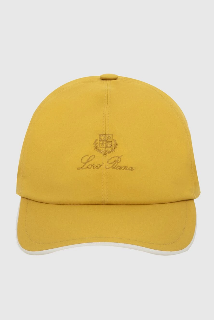 Loro Piana man yellow polyester cap for men купить с ценами и фото 172989 - photo 1