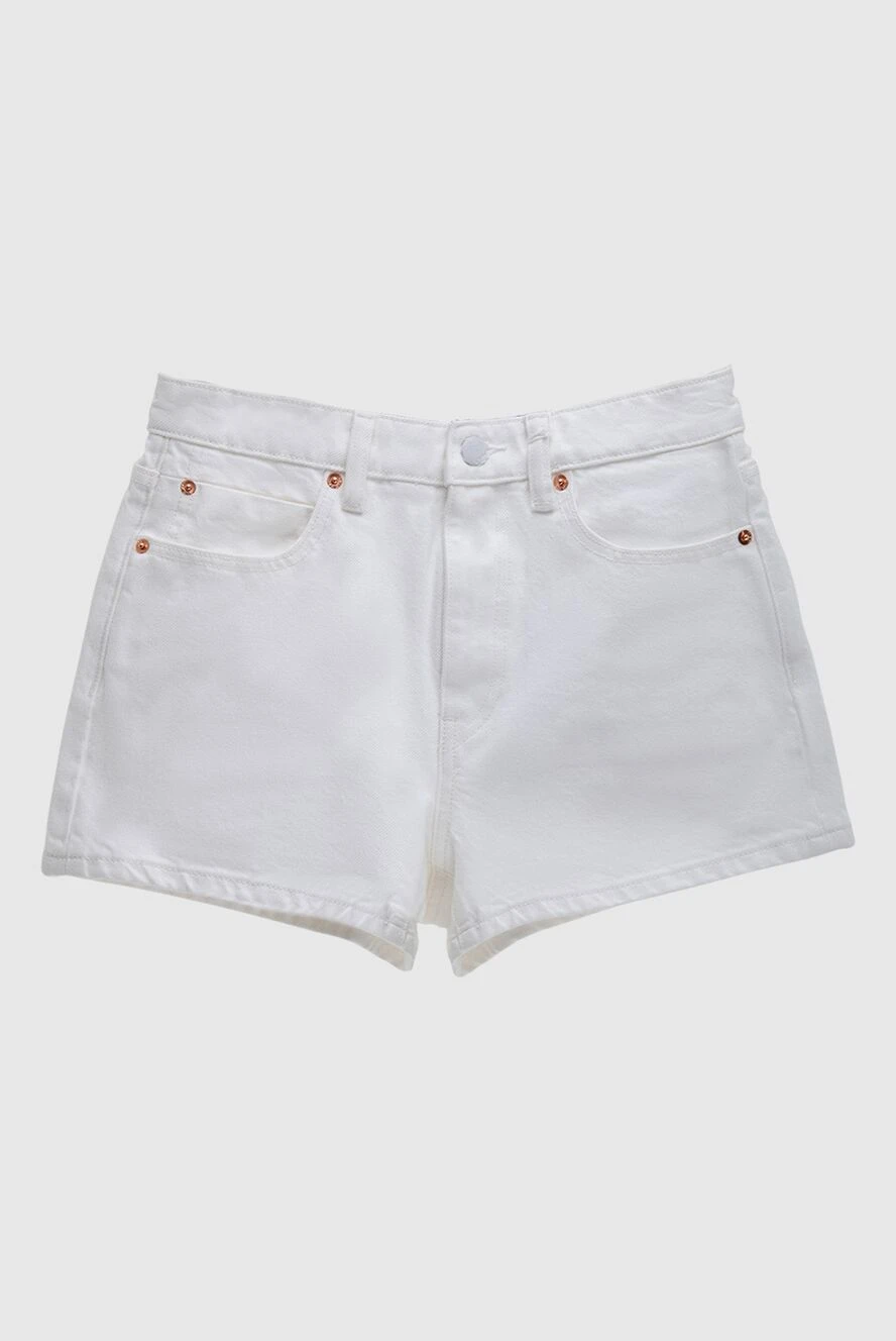 Alexanderwang woman white cotton shorts for women купить с ценами и фото 173051 - photo 1