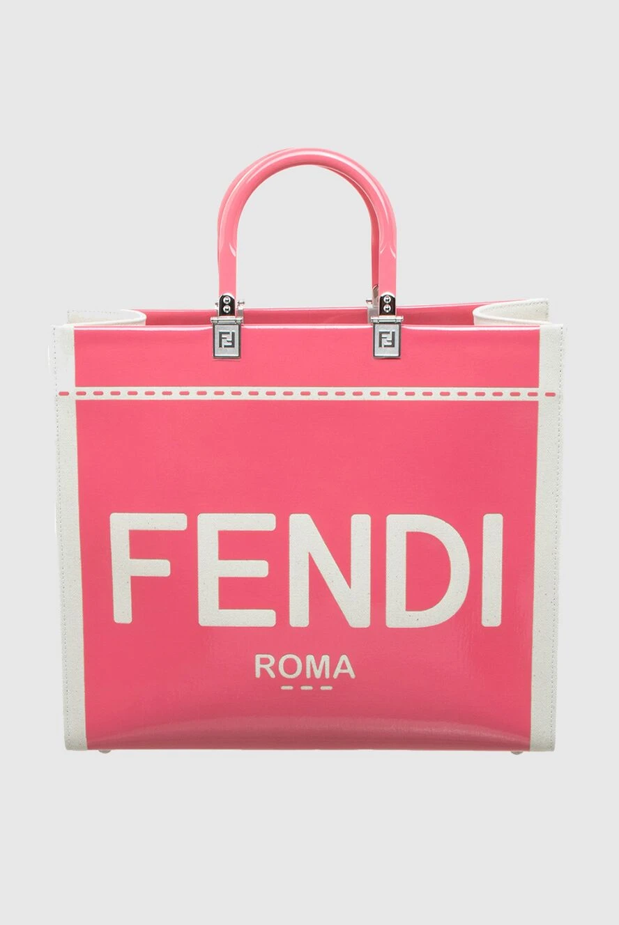 Fendi woman pink textile bag for women купить с ценами и фото 173055 - photo 1