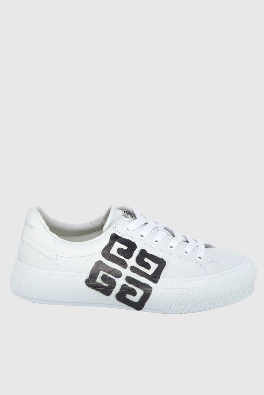 Givenchy woman white leather sneakers for women купить с ценами и фото 173081 - photo 1