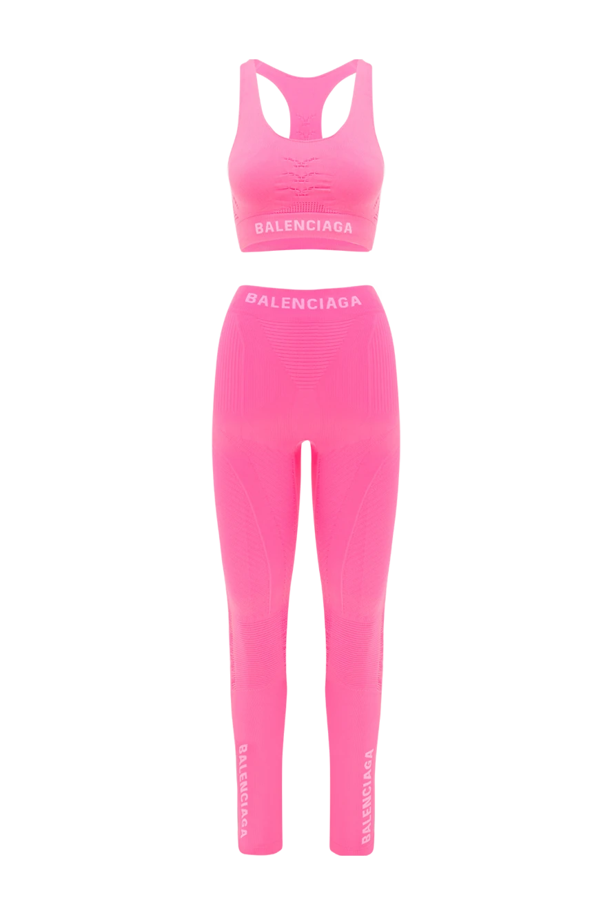 Balenciaga woman women's pink polyamide and elastane walking suit купить с ценами и фото 173098 - photo 1