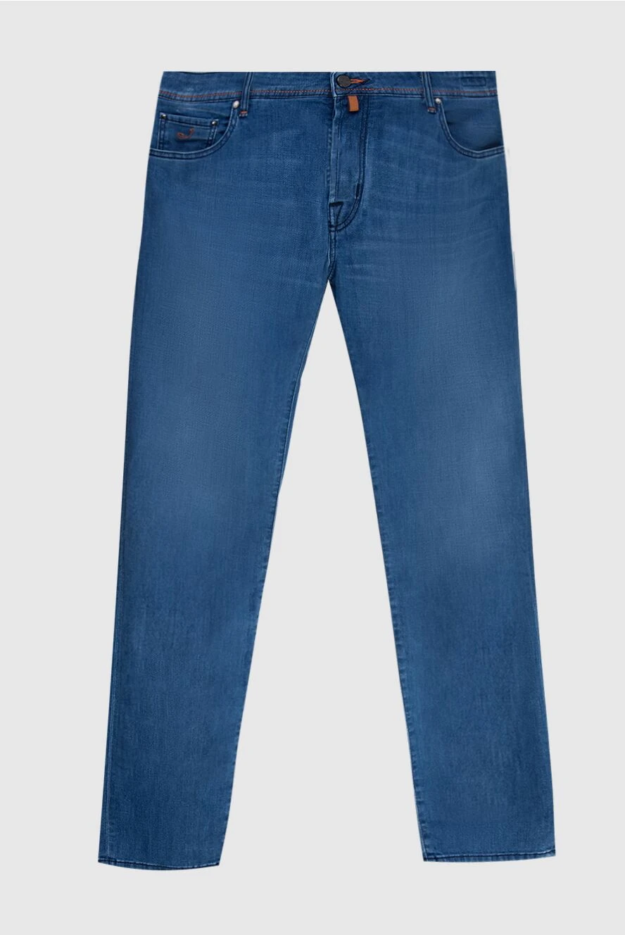 Jacob Cohen man blue cotton and elastane jeans for men купить с ценами и фото 173219 - photo 1