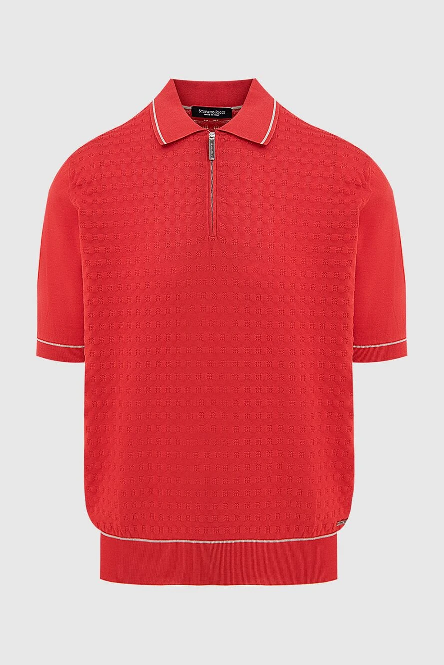 Stefano Ricci поло на молнии с рельефной вязкой и эластичным поясом
173234 - фото 1