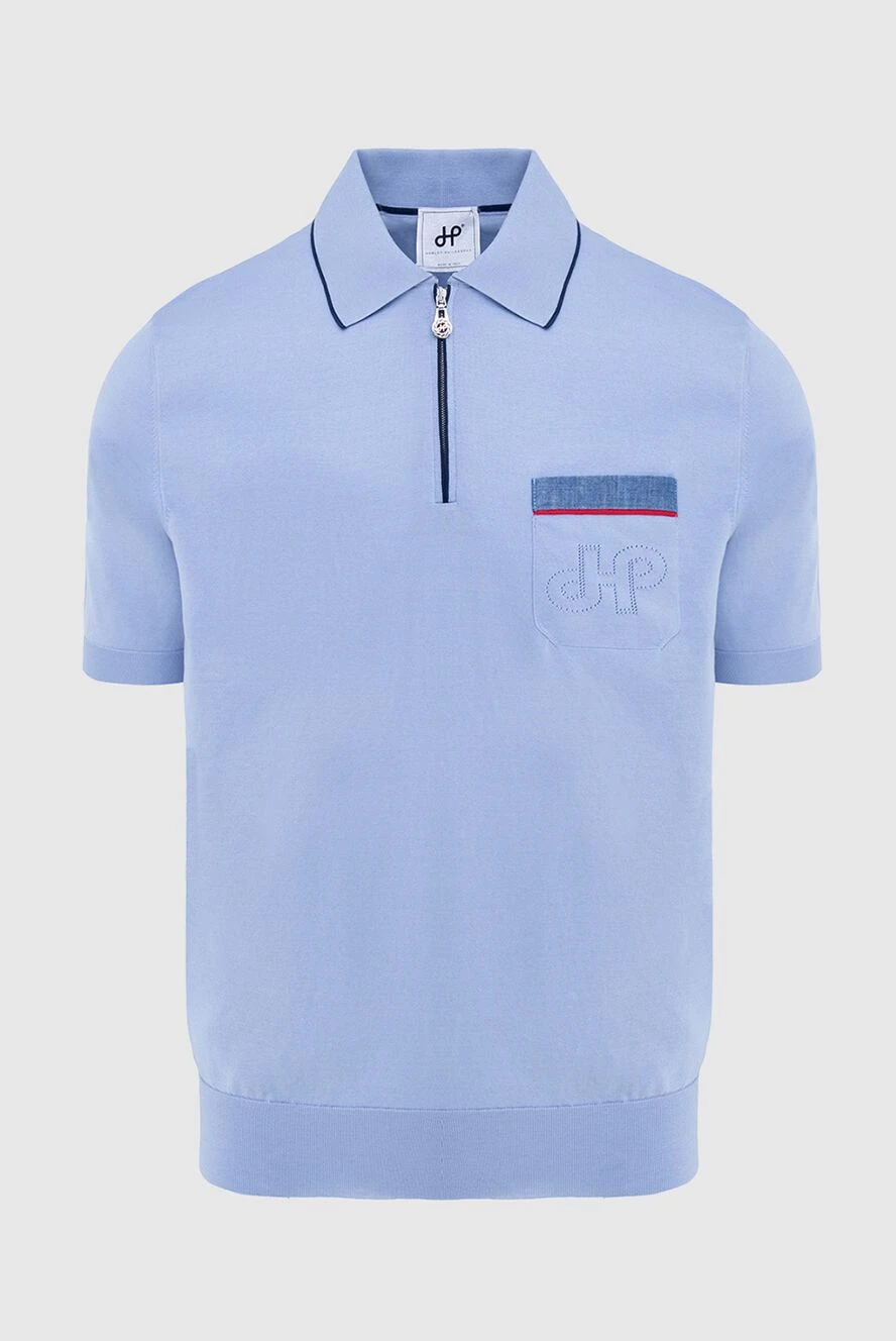 Hamlet Philosophy man blue cotton polo for men купить с ценами и фото 173299 - photo 1