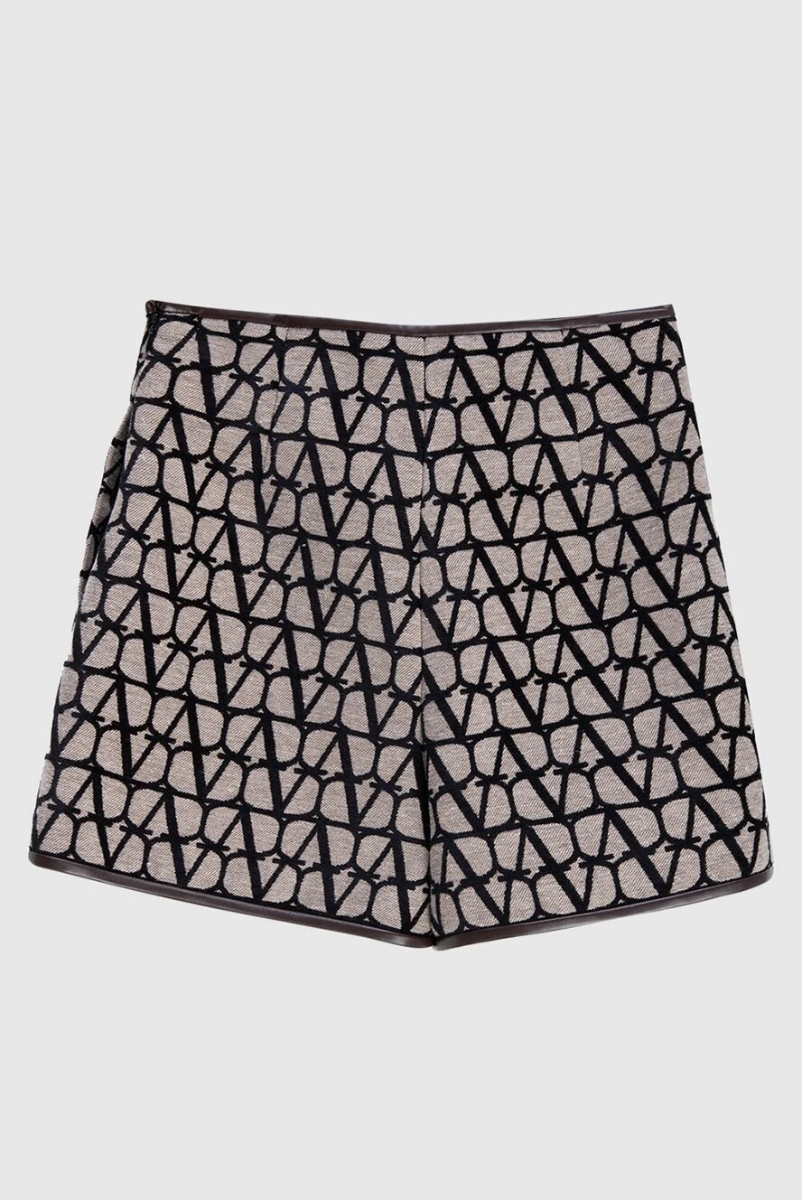 Valentino woman shorts brown for women купить с ценами и фото 173345 - photo 1