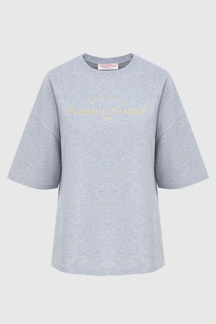 Valentino woman t-shirt gray for women купить с ценами и фото 173346 - photo 1