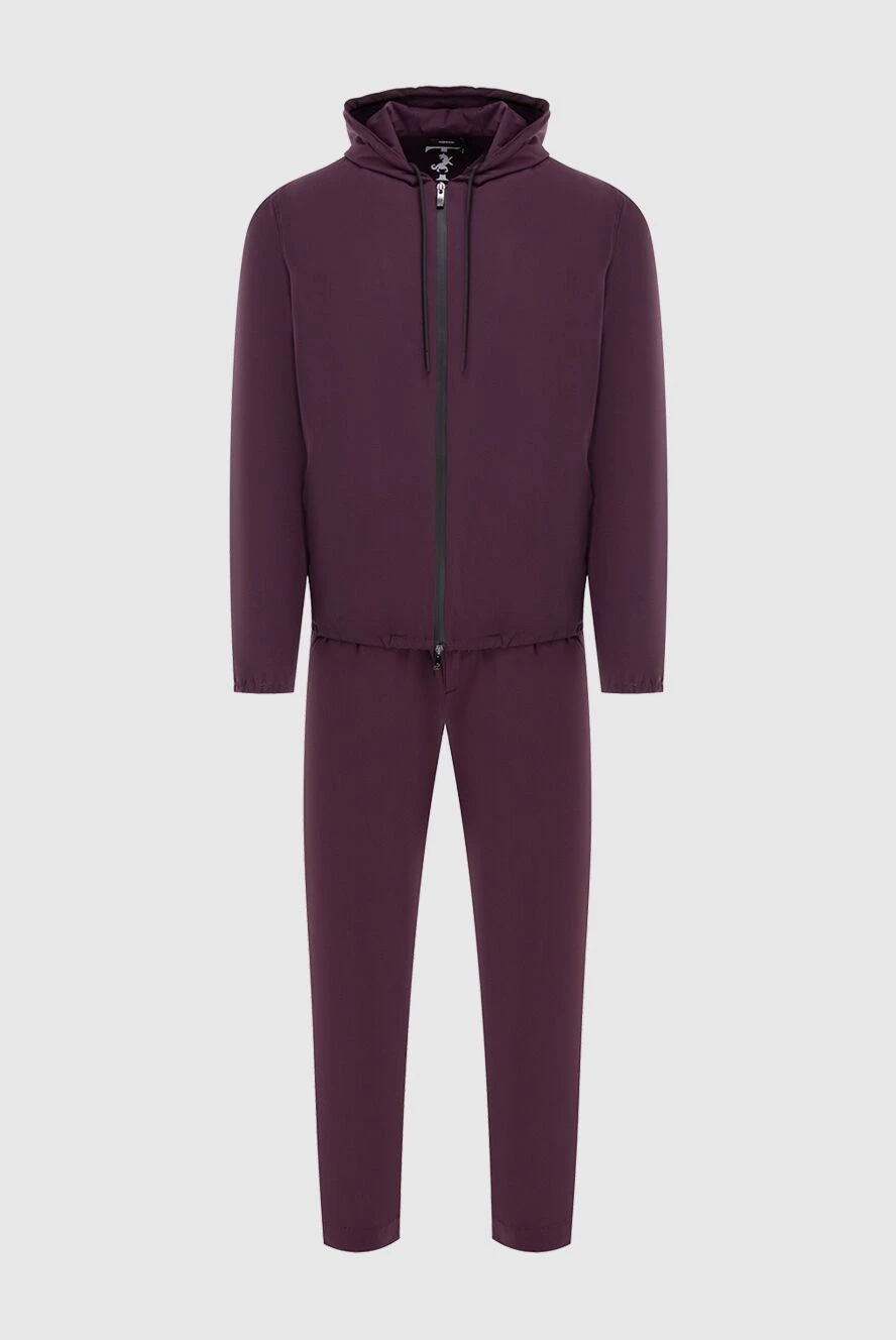 Tombolini man men's sports suit made of polyamide and elastane, burgundy купить с ценами и фото 173381 - photo 1