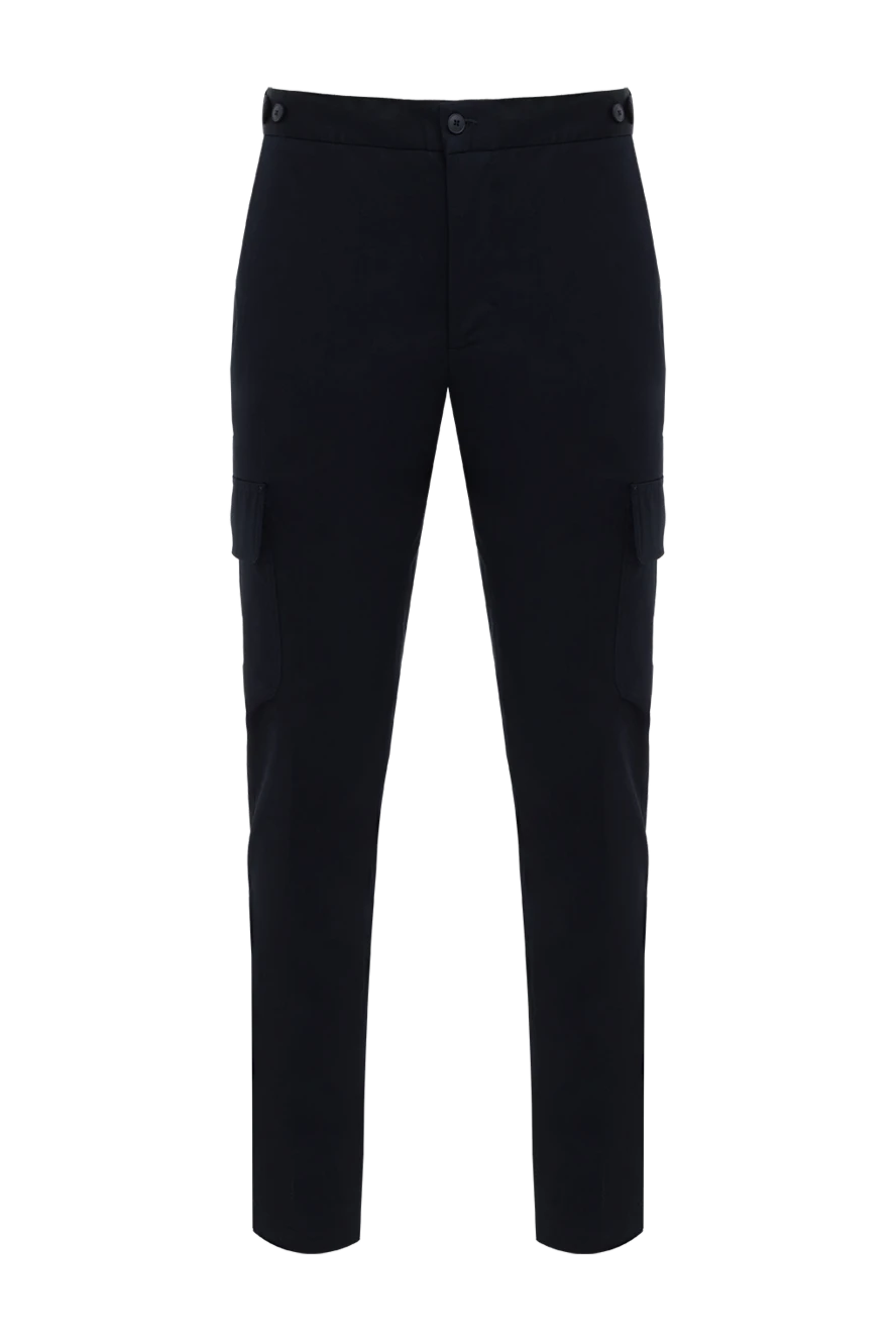 Cesare di Napoli man black trousers for men купить с ценами и фото 173382 - photo 1