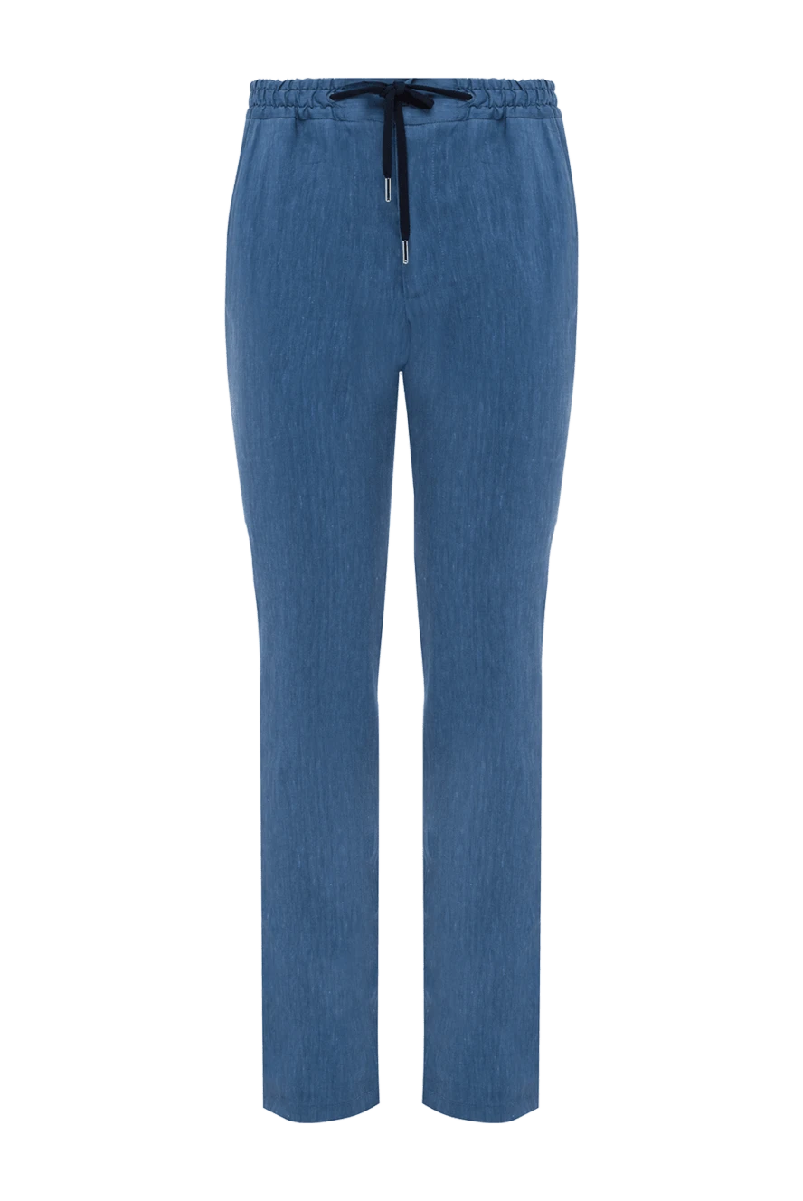 Cesare di Napoli man men's blue trousers купить с ценами и фото 173386 - photo 1