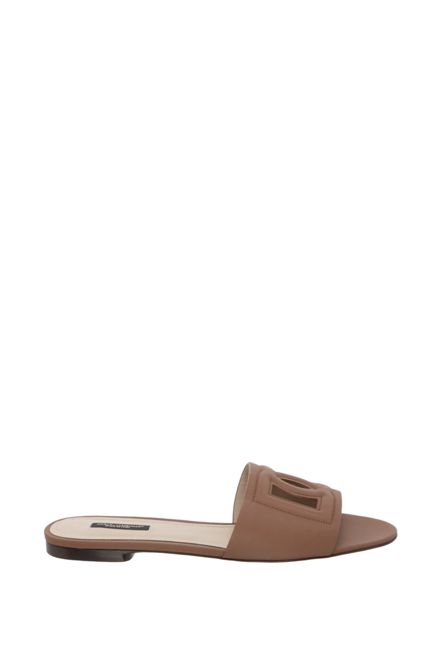 Dolce & Gabbana woman sandals brown for women купить с ценами и фото 173425 - photo 1