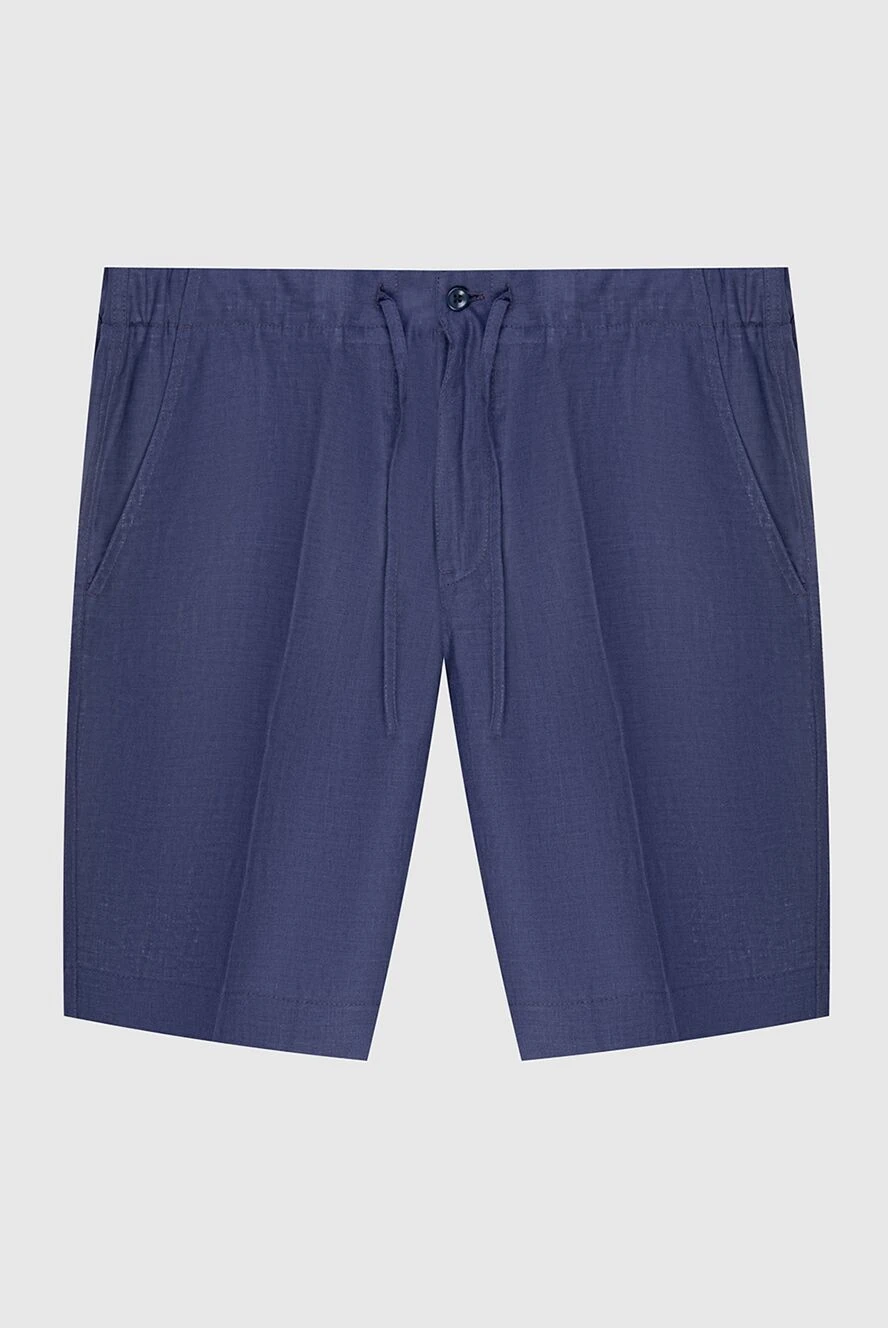 Loro Piana man men's purple linen shorts купить с ценами и фото 173461 - photo 1