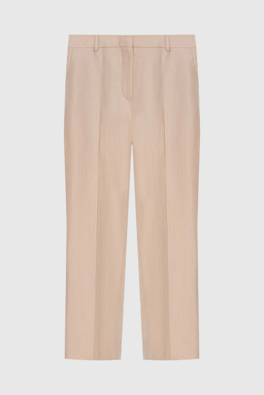 Loro Piana woman pants beige for women купить с ценами и фото 173699 - photo 1