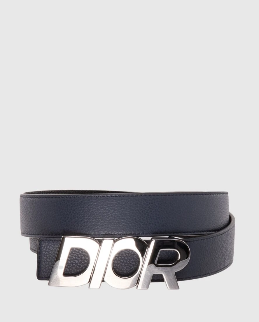 Dior woman blue leather belt for women купить с ценами и фото 173775 - photo 1