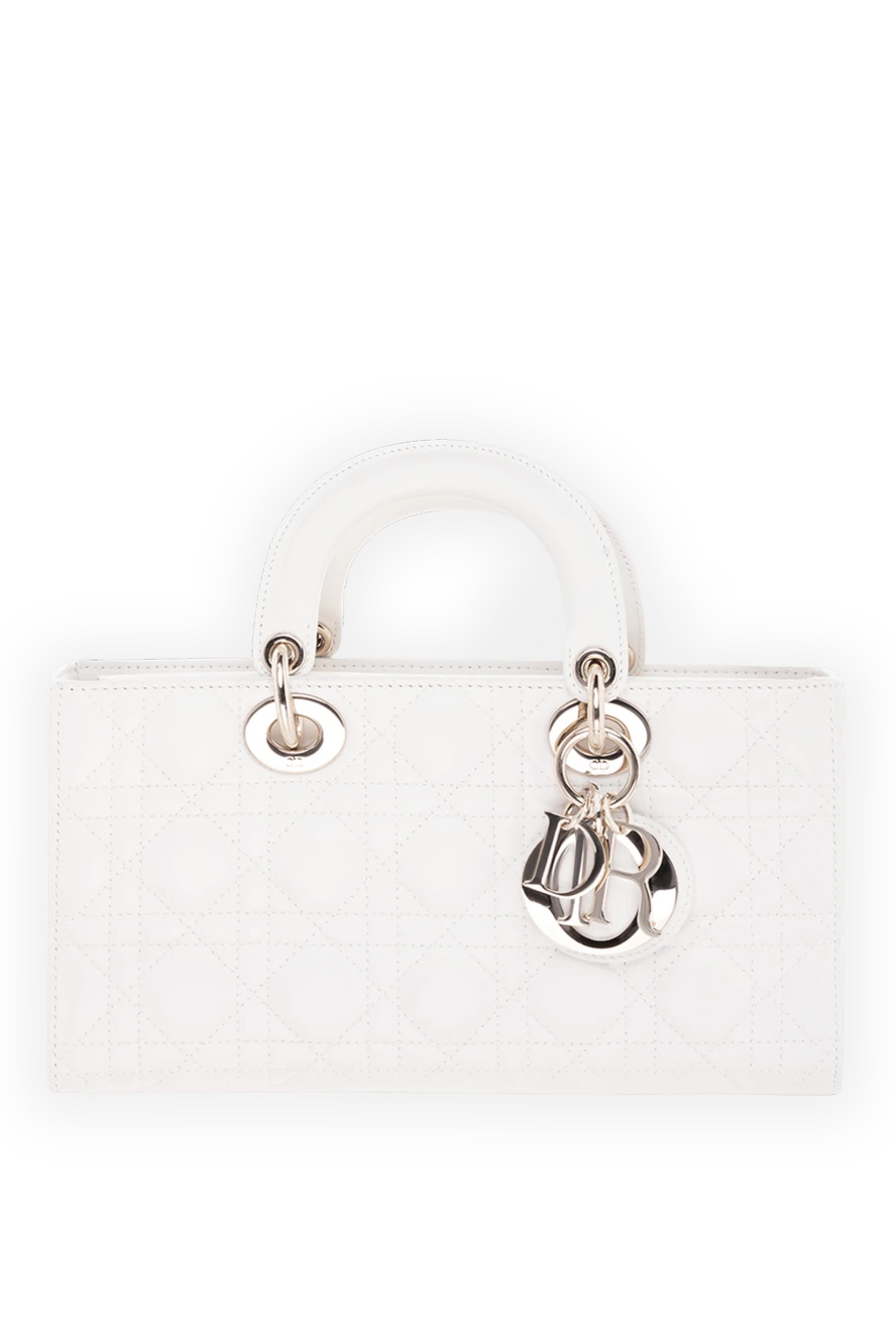 Dior woman white leather bag for women купить с ценами и фото 173833 - photo 1