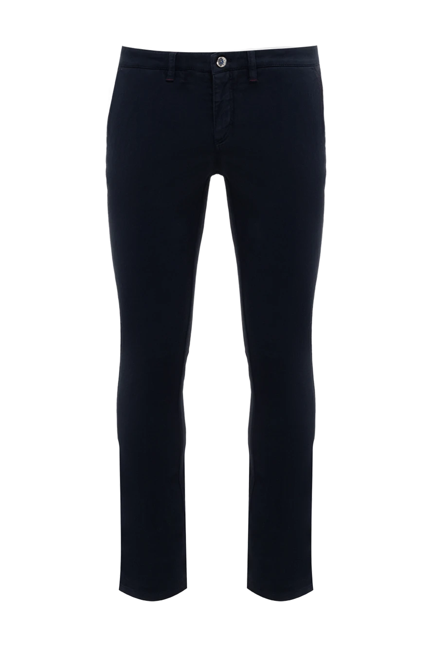 Zilli man blue cotton and elastane jeans for men купить с ценами и фото 173844 - photo 1