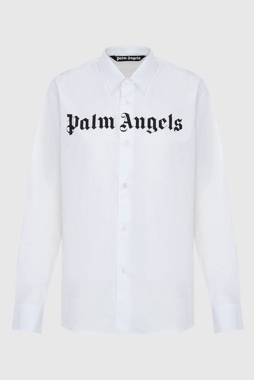 Palm Angels Әйелдер әйелдерге арналған ақ мақта көйлек купить с ценами и фото 173945 - фото 1