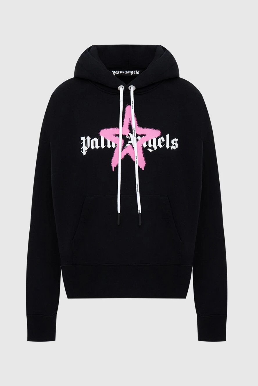 Palm Angels woman cotton hoodie black for women купить с ценами и фото 173949 - photo 1