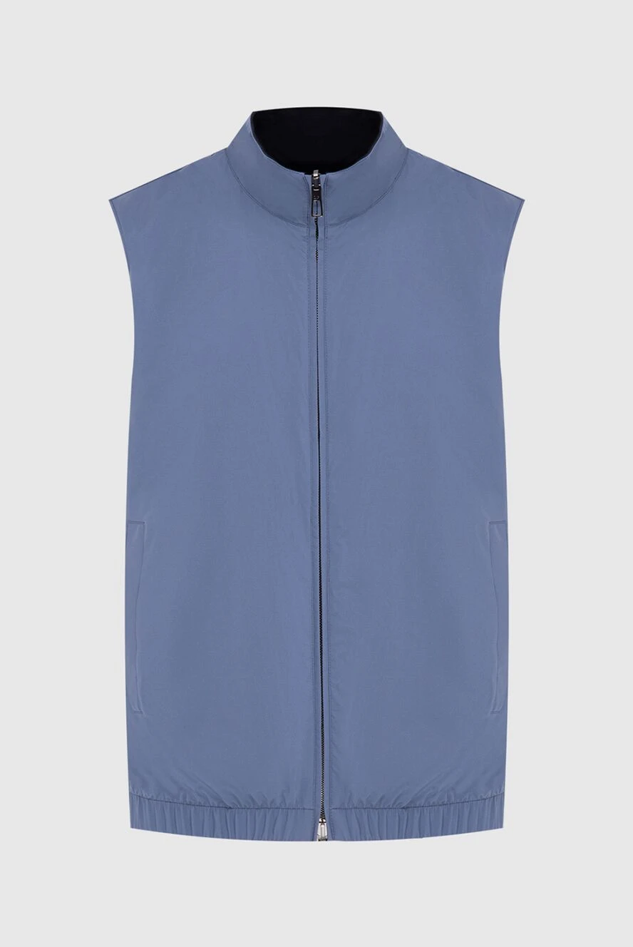 Loro Piana man blue polyamide vest for men купить с ценами и фото 173961 - photo 1