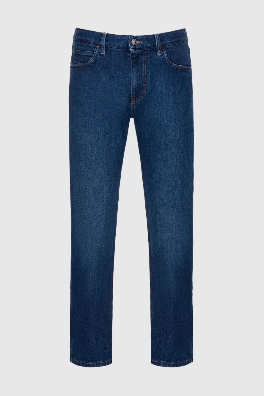 Loro Piana man blue cotton jeans for men купить с ценами и фото 173995 - photo 1