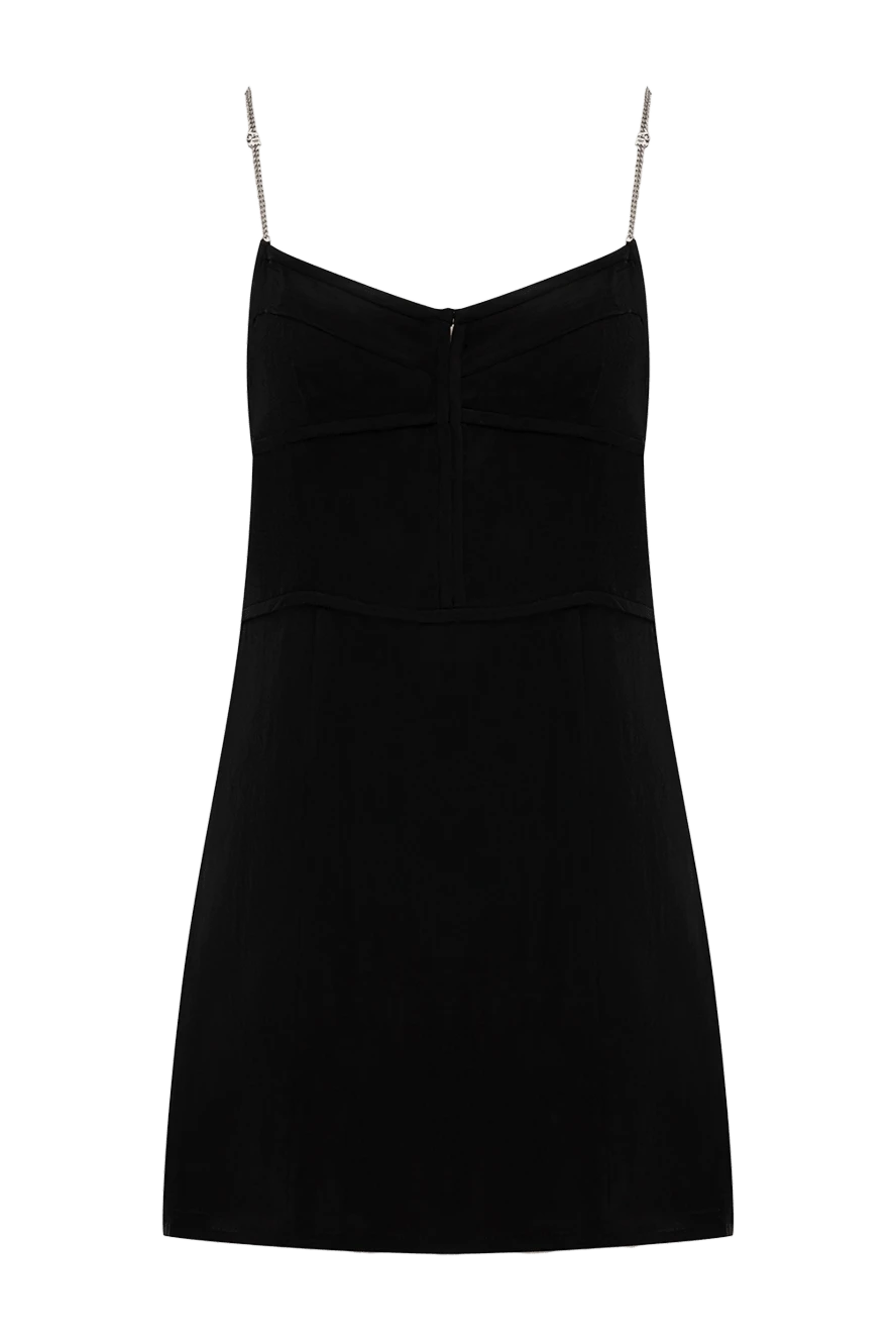 Palm Angels woman black cupro dress for women купить с ценами и фото 174072 - photo 1