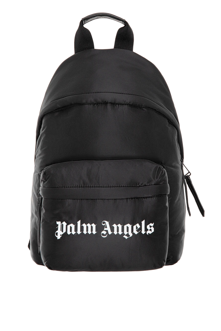 Palm Angels Ерлердікі ерлерге арналған нейлоннан және қара полиуретаннан жасалған рюкзак купить с ценами и фото 174074 - фото 1