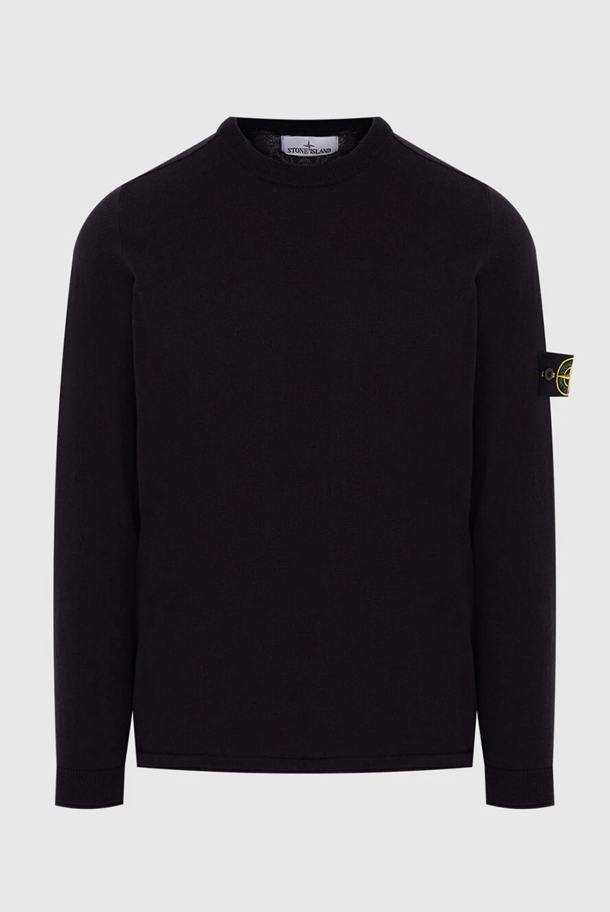 Stone Island man cotton jumper blue for men купить с ценами и фото 174081 - photo 1