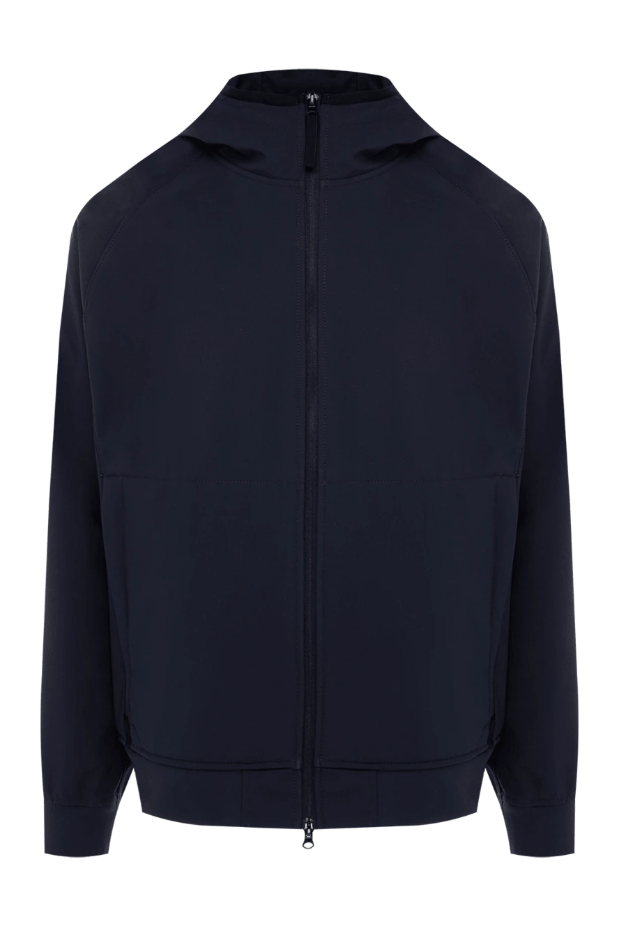 Stone Island man blue polyester and elastane jacket for men купить с ценами и фото 174102 - photo 1